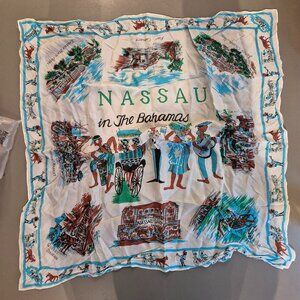 NASSAU IN THE BAHAMAS HANDKERCHIEF